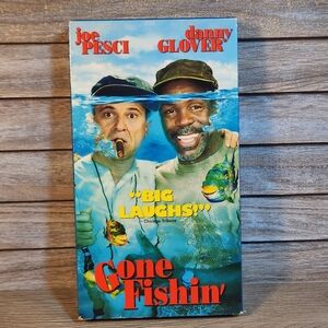🖤 Gone Fishin' Movie VHS Tape Comedy